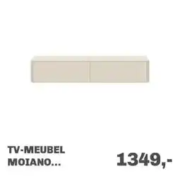 Trendhopper Tv-meubel Moiano afgerond beige 200 cm aanbieding