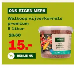 Welkoop Welkoop vijverkorrels premium aanbieding