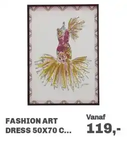 Trendhopper Fashion art Dress 50x70 cm by Jill aanbieding