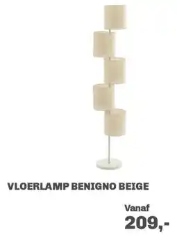 Trendhopper Vloerlamp Benigno Beige aanbieding