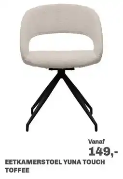 Trendhopper Eetkamerstoel Yuna Touch Toffee aanbieding