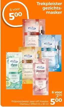 Trekpleister Trekpleister gezichts- masker aanbieding