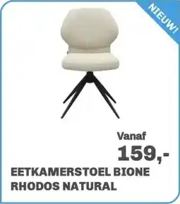 Trendhopper Eetkamerstoel Bione Rhodos Natural aanbieding
