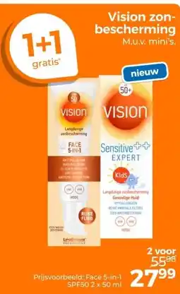 Trekpleister Vision zon- bescherming aanbieding