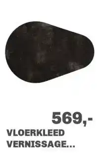 Trendhopper Vloerkleed Vernissage pebble donkerbruin 18 aanbieding