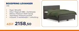 TotaalBED BOXSPRING LEVANGER aanbieding