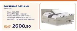 TotaalBED BOXSPRING OSTLAND aanbieding