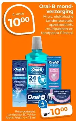 Trekpleister Oral-B mond- verzorging aanbieding