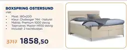 TotaalBED BOXSPRING OSTERSUND aanbieding