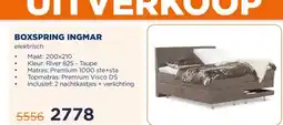 TotaalBED BOXSPRING INGMAR aanbieding