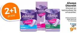 Trekpleister Always Discreet aanbieding