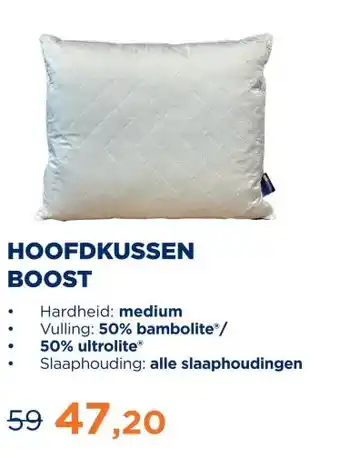TotaalBED Hoofdkussen Boost | bamboe aanbieding
