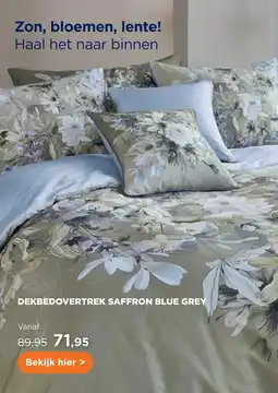 TotaalBED Dekbedovertrek Silk Bombis Pearl aanbieding