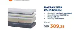 TotaalBED Matras Zeta | koudschuim toplaag aanbieding