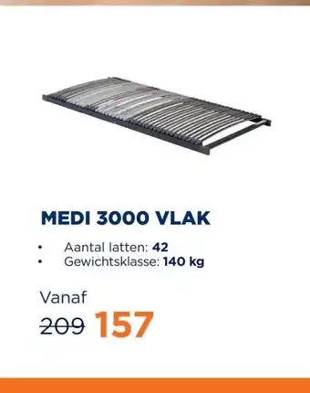 TotaalBED Lattenbodem Medi 3000 vlak aanbieding