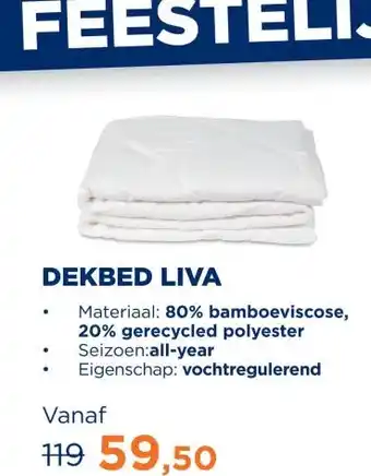 TotaalBED Dekbed Liva bamboe | all year aanbieding