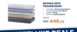 TotaalBED Matras Zeta | traagschuim toplaag aanbieding