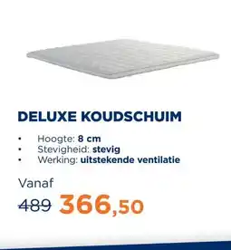 TotaalBED Topmatras Deluxe koudschuim | 140 x 200 cm aanbieding
