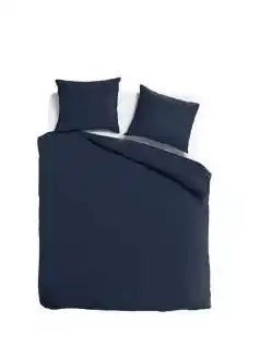 TotaalBED Dekbedovertrek Noa Koningsblauw | 140 x 200/220 cm aanbieding