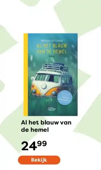 The Read Shop Al het blauw van de hemel aanbieding