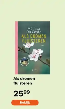 The Read Shop Als dromen fluisteren aanbieding