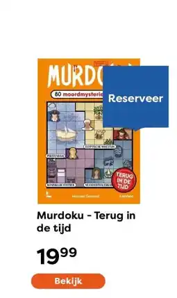 The Read Shop Murdoku - Terug in de tijd aanbieding