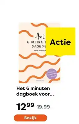 The Read Shop Het 6 minuten dagboek voor moeders aanbieding