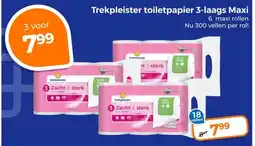 Trekpleister Trekpleister toiletpapier 3-laags Maxi aanbieding