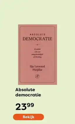 The Read Shop Absolute democratie aanbieding