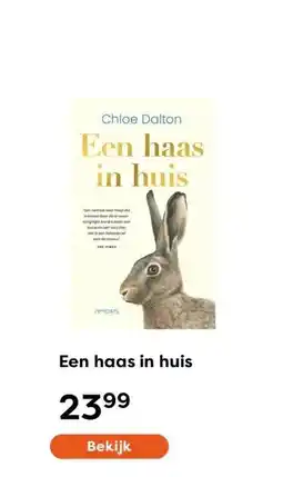 The Read Shop Een haas in huis aanbieding