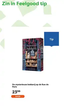 The Read Shop De mysterieuze bakkerij op de Rue de Paris aanbieding