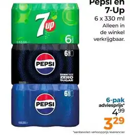 Trekpleister Pepsi en 7-Up aanbieding