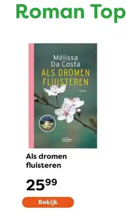 The Read Shop Als dromen fluisteren aanbieding