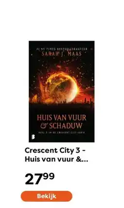 The Read Shop Crescent City 3 - Huis van vuur & schaduw aanbieding