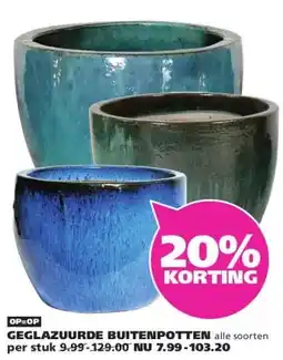 Ranzijn GEGLAZUURDE BUITENPOTTEN aanbieding