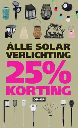 Ranzijn ÁLLE SOLAR VERLICHTING aanbieding