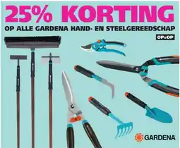 Ranzijn ALLE GARDENA HAND- EN STEELGEREEDSCHAP aanbieding