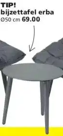 Ranzijn TIP! bijzettafel erba 50 cm aanbieding