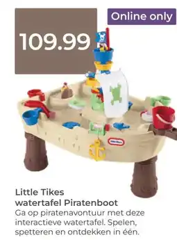 Prenatal Little Tikes watertafel Piratenboot aanbieding