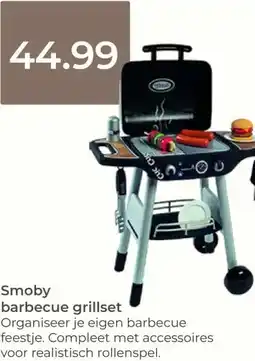 Prenatal Smoby barbecue grillset aanbieding