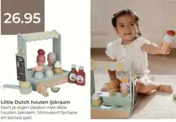 Prenatal Little Dutch houten ijskraam aanbieding