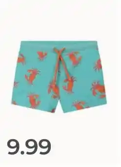 Prenatal Prénatal kinder zwemboxer kreeftjes all over print turquoise aanbieding