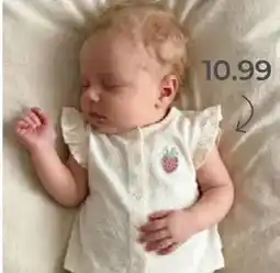 Prenatal Prénatal newborn shirt korte mouwen logo wit aanbieding