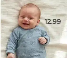 Prenatal Prénatal newborn shirt lange mouwen bladeren blauw aanbieding