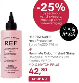 Pour Vous REF HAIRCARE Heat Protection, Illuminate Colour Instant Shine aanbieding