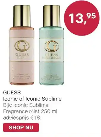 Pour Vous GUESS Iconic of Iconic Sublime aanbieding