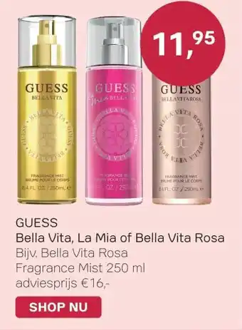 Pour Vous GUESS Bella Vita, La Mia of Bella Vita Rosa aanbieding