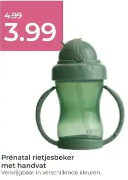 Prenatal Prénatal rietjesbeker met handvat aanbieding