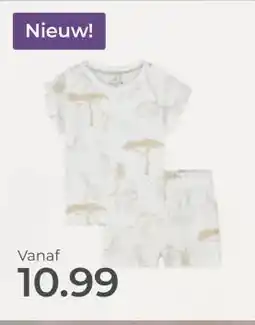 Prenatal Prénatal peuter shortama giraffe wit aanbieding
