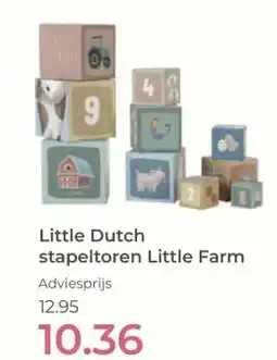 Prenatal Little Dutch stapeltoren Little Farm aanbieding